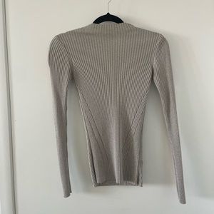 Metallic long sleeve